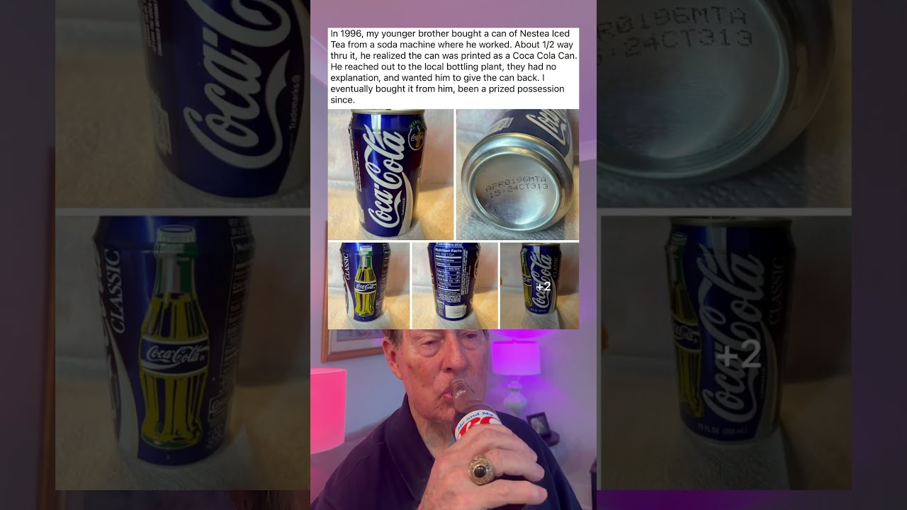 In 1996, My Brother Bought A Can of Nestea Iced Tea From A Soda Machine Where He Worked.