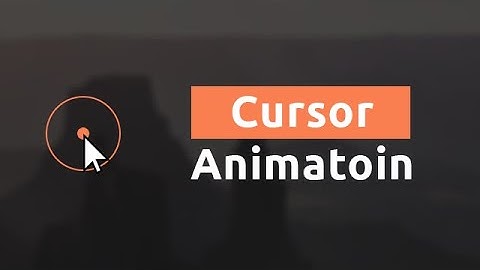 Awesome Cursor Animation on MouseMove Using Javascript