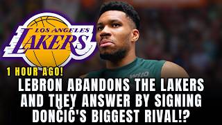 🚨 LAKERS SIGN DONČIĆ'S BIGGEST RIVAL TO REPLACE LEBRON AS HE BOLTS TO THE CAVS! LAKERS NEWS!