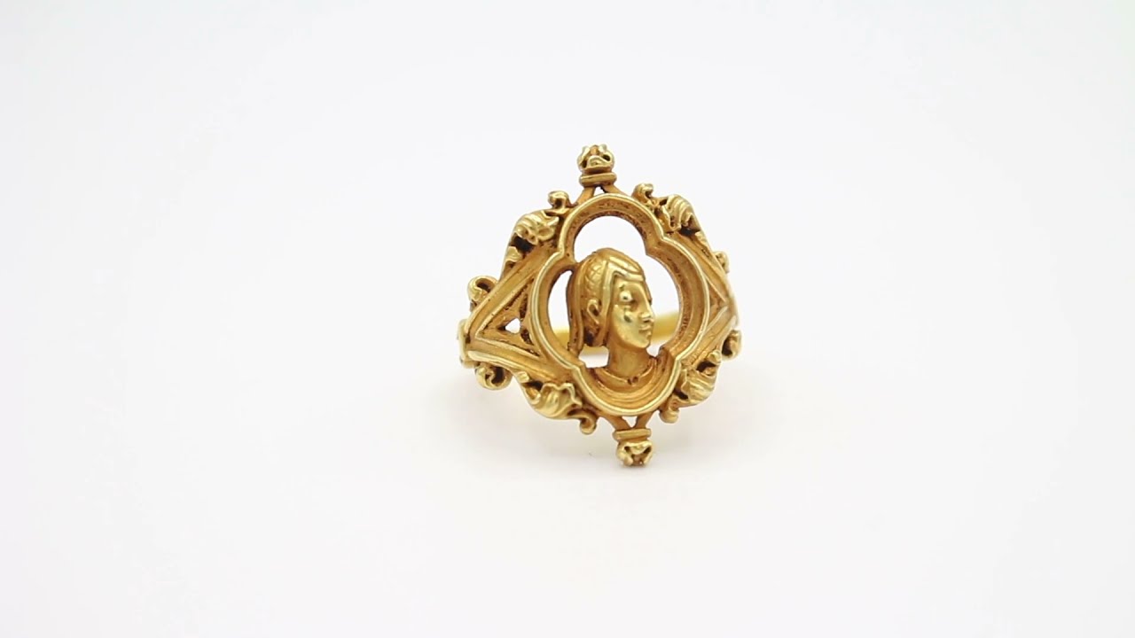 The Ideal Past: Revival Jewels. Louis Wièse, Joan of Arc Ring