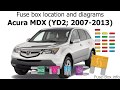 2005 Acura Mdx Fuse Diagram