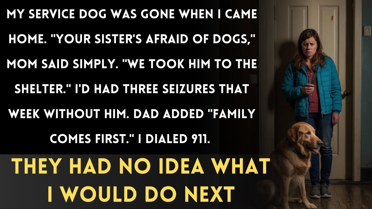 My Parents Gave Away My Service Dog — 'Your Sister's Afraid of Dogs, Family Comes First'