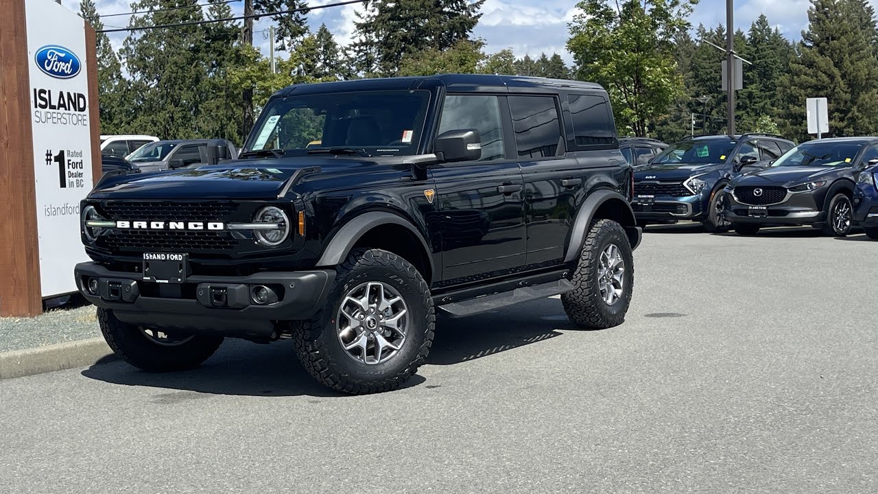 2025 Ford Bronco Badlands + Storage Bags doors & Roof, Trail Turn ...