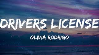 Olivia Rodrigo  drivers license (Lyrics)