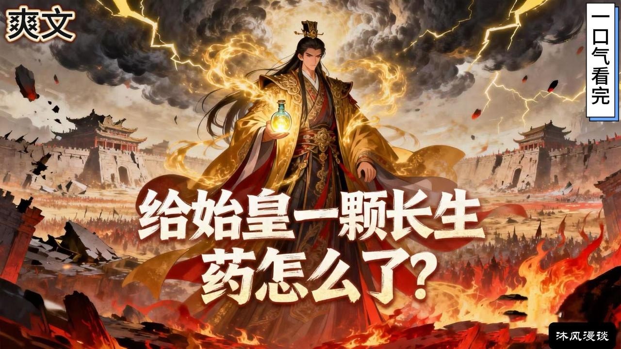 完结《给始皇一颗长生药怎么了？》意外穿越秦朝，获得上古修仙传承。不料竟要被始皇腰斩于市？蒜鸟蒜鸟，给我迷人的老祖宗一颗长生药怎么了！！！#動漫 #穿越#有声漫画#爽文#玄幻 #无敌