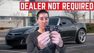 Programming The UNPROGRAMMABLE Keyless Entry Remotes For My Saturn Sky REDLINE At Home Wealth