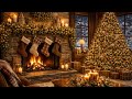 A Quiet Rustic Christmas by the Fire — Cozy Cabin Hearth & Gentle Crackling Flames (3 Hours)
