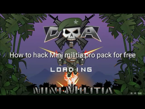 How to hack minimilitia pro pack free 100% Working