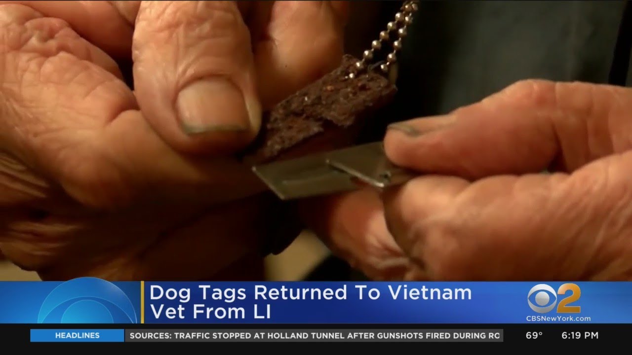 Dog Tags Returned To Vietnam Vet From Long Island