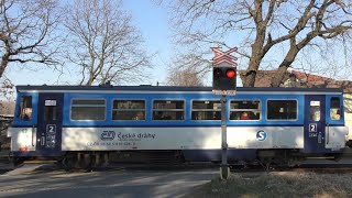 Železniční Přejezd Neratovice - Libiš - 19.3.2022 Czech Railroad Crossing