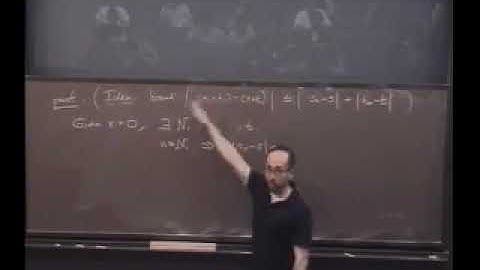 Real Analysis, Lecture 16 Subsequences, Cauchy Sequences