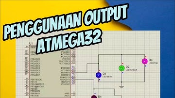 SIMULASI PROTEUS DENGAN ATMEGA 32 & LED | | Praktikum 1