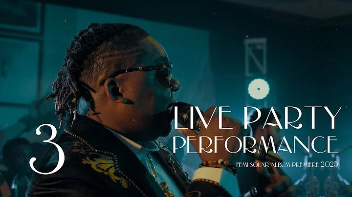 FEMI SOLAR LIVE PARTY PERFORMANCE @ HIS ALBUM PREMIERE LAUCH 2025 || PART 3