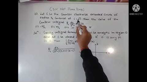 CSIR NET MATHEMATICS|| JUNE 2019||PART B||QUESTION NO.33||COMPLEX ANALYSIS||SOLUTION