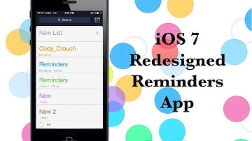 iOS 7 Redesigned Reminders App: Hands-on - iPhone Hacks
