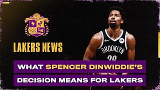 Spencer Dinwiddie's Decision Is Important For The Lakers