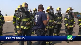 Amid a very busy fire season in northern california and across the
state, sacramento academy is four weeks into training, focusing on how
behav...