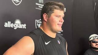 Raiders center Tyler Linderbaum provides state of the offensive line