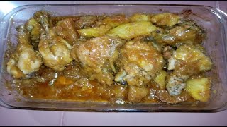 Receta fácil de pollo en salsa de naranjilla