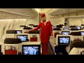 Austrian airlines boeing 777 business class  vienna to mauritius trip report 4k