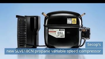 Arneg’s new Nimes LX range / Secop’s new SLVE18CN propane variable speed compressor