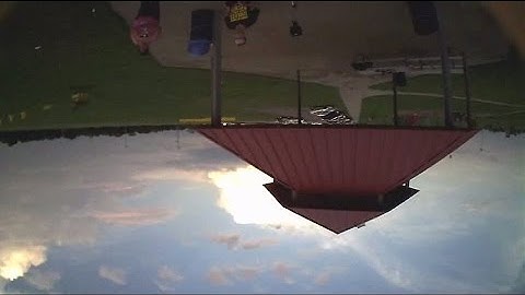 Inverted drone flight. Xk252 stunt drone