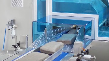 Flow Wrapping Clay Blocks with the Sleek Wrapper i65