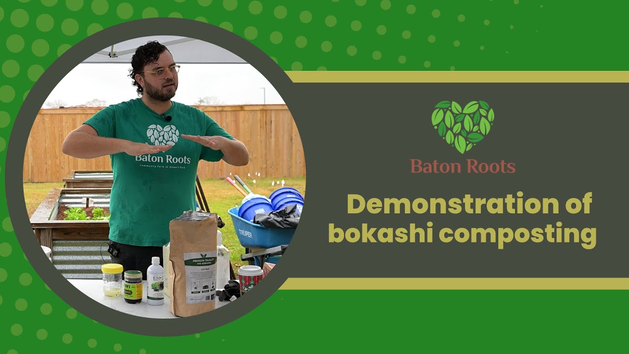 Bokashi Demonstration Simple and easy composting system YouTube