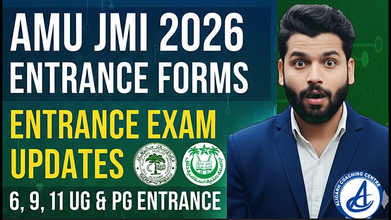 Sunday Live Session- AMU JMI 2026 Entrance Exam | Ask Your Doubts | Forms, Dates & Preparation 