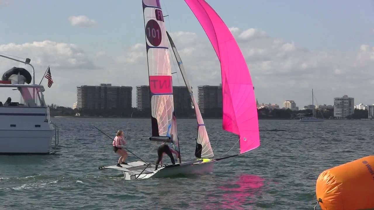 2014 North American's - 49erFX - Race 8 - Finish