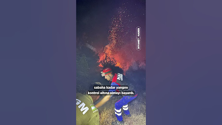 Din Görevlileri Yangın Yerinde