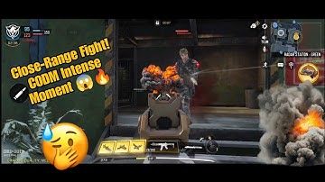 Close-Range Fight! CODM Intense Moment 😱🔥”