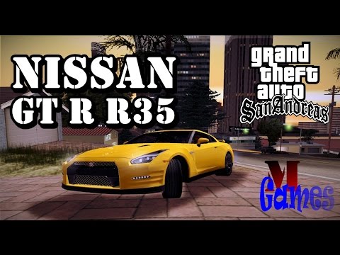 Grand Theft Auto : San Andreas PC Mods Nissan GT R R35 [Very Nice] @mimmigames1796