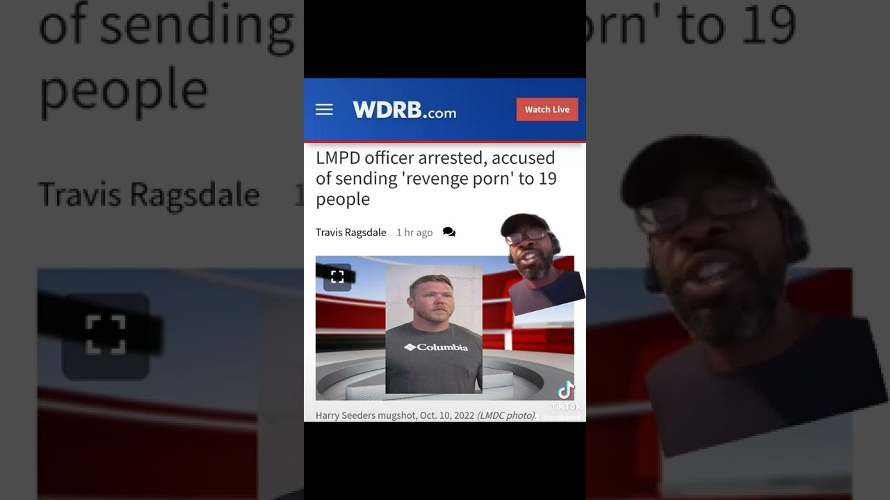 This cop sent revenge porn of a woman in a group text. Is he a hero? #louisville #kentucky #shorts