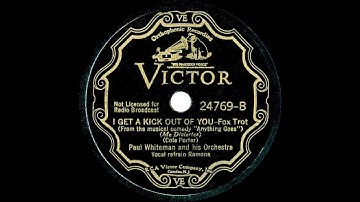 1935 HITS ARCHIVE: I Get A Kick Out Of You - Paul Whiteman (Ramona Davies, vocal)