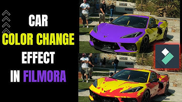 How to Create Car Color Change Effect in FILMORA 12