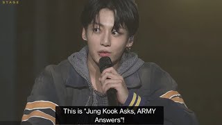 Golden Jungkook The Q&A Live