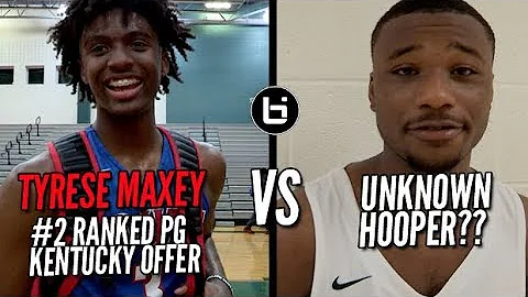TYRESE MAXEY VS UNKNOWN HOOPER!!! Lit Game in Seas...