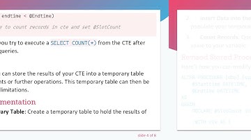 How to Efficiently Count Records in a Temporary Table Created Using the WITH Clause in SQL Server