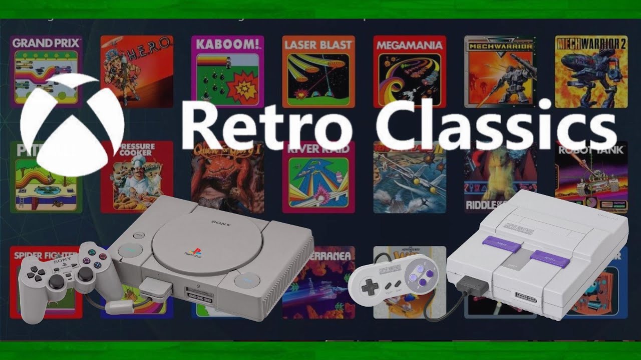 Jogos de PS1 e Super Nintendo chegando ao Xbox Game Pass