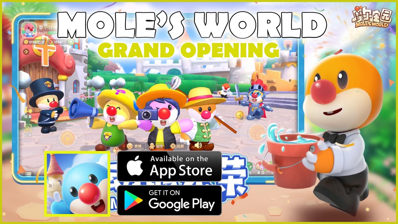 MOLE'S WORLD | GRAND OPENING GAMEPLAY ( ANDROID/IOS ) - YouTube