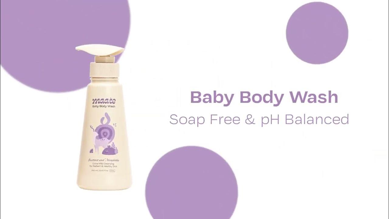 Maate Baby Body Wash Natural Vegan Peta Certified