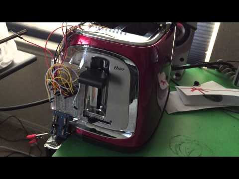 PyToast -- A mechanical Python emulator in a toaster.