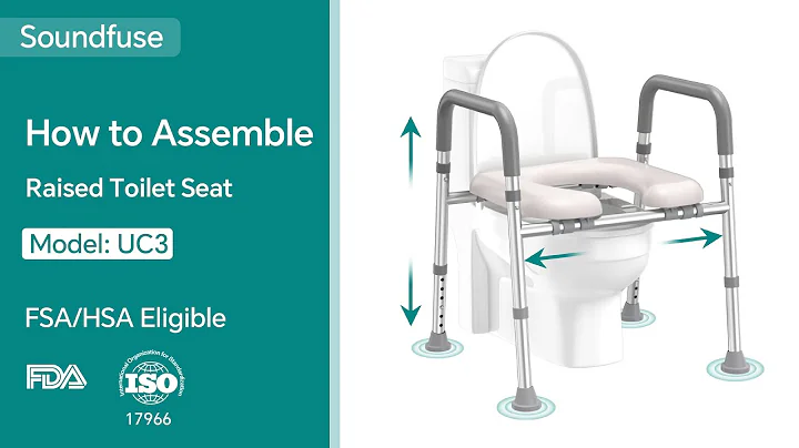 How to Install Raised Toilet Seat (Model: UC3)
