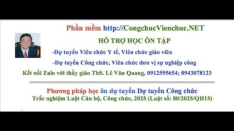 2025-Luật Cán bộ, Công chức (Luật số: 80/2025/QH15)-trắc nghiệm-ôn dự tuyển Công chức