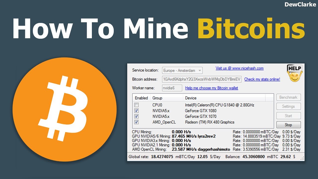 how to mine bitcoins manually