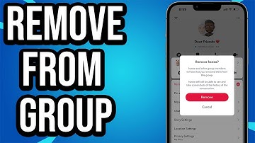 How To Remove Someone From Snapchat Group Chat