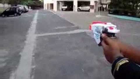 Nerf Vortex Proton - Firing test