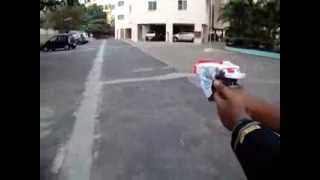Nerf Vortex Proton - Firing test