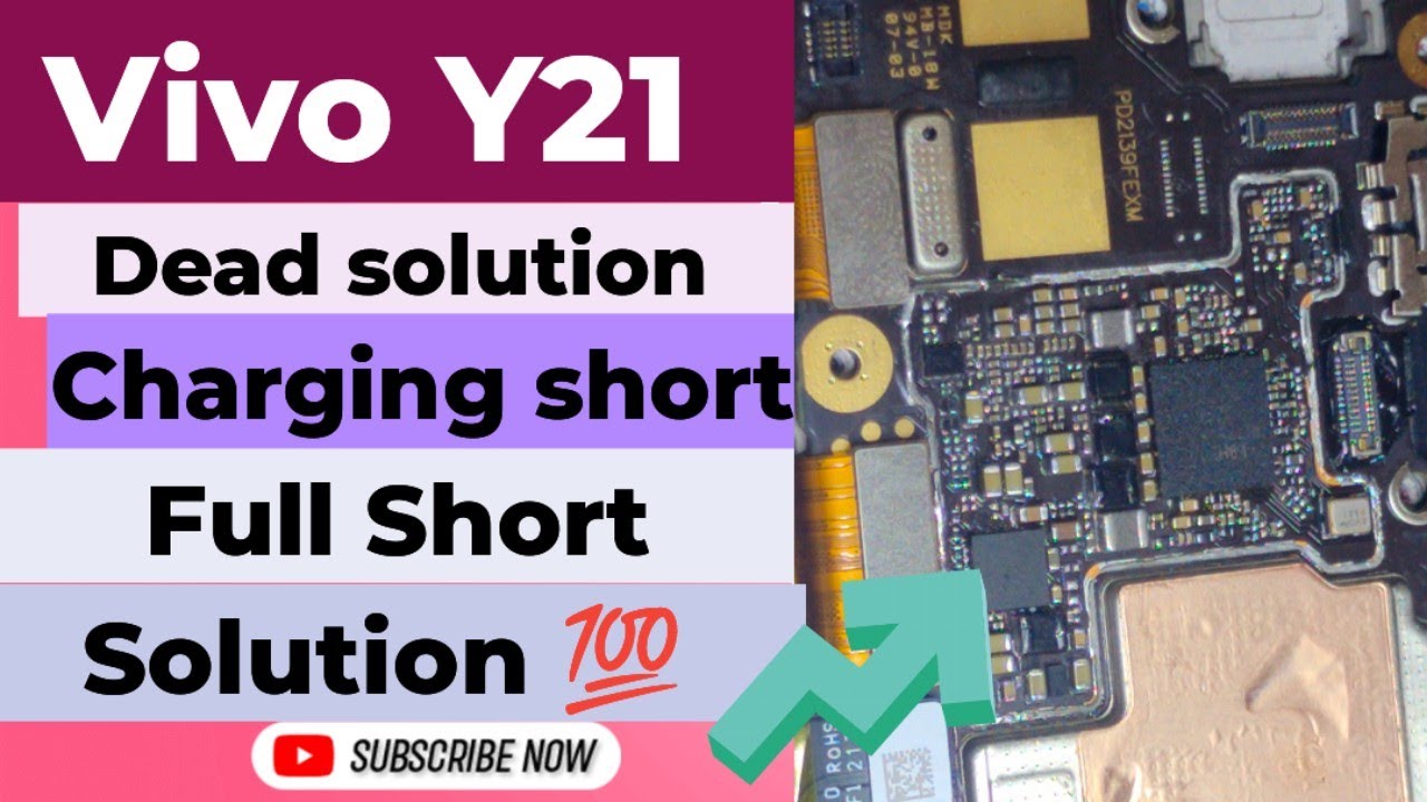 Vivo Y21 Full Dead Solution |Vivo Y21 Charging ic short solution 💯💪